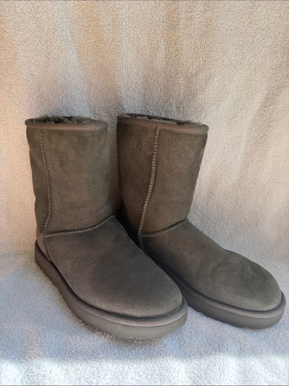 UGG Classic Short Boots in Grey size 8